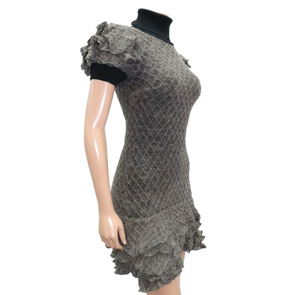 Catherine Malandrino Textured Knit Dress 4 - Picture 5 of 6